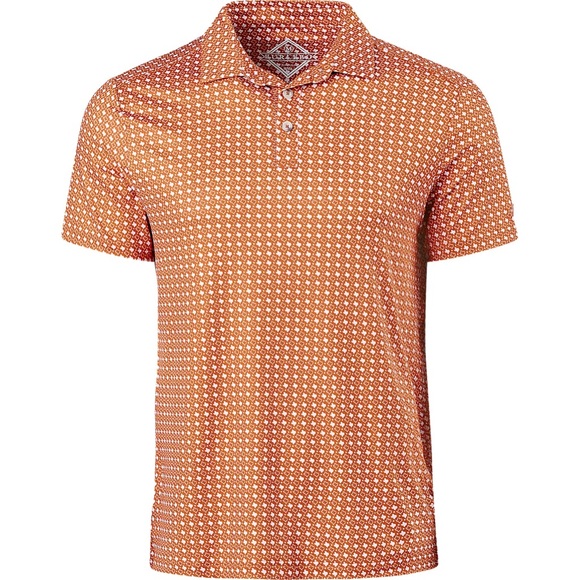 BURLEBO Other - NWT Burlebo Performance Polo - Texas Orange & White Size L